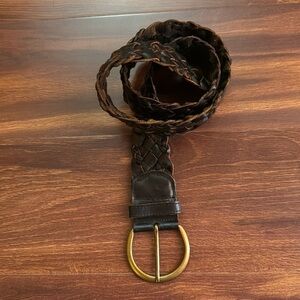 FADED GLORY Braided Leather Belt Size S\M